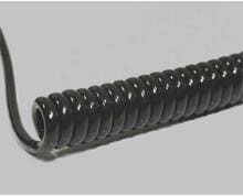 BKL Electronic 1506312 Spiralkabel Kabel Elektronikleitung PUR 8x0,5mm schwarz