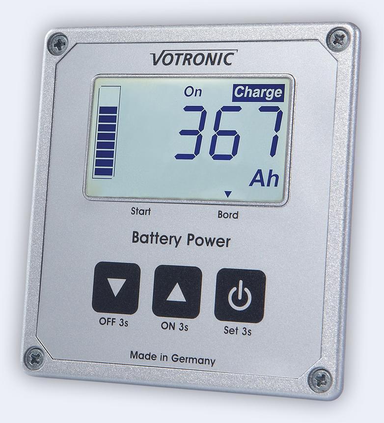 Votronic 400 S LCD-Batterie-Computer Anzeigeinpanel mit Smart-Shunt Camping Wohnwagen