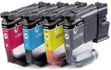 Brother LC521VAL Druckerpatrone 4er-Pack Original Kombi-Pack Cyan Gelb Magenta Schwarz