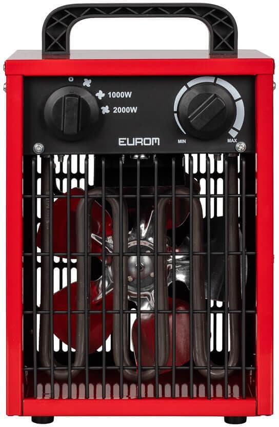 Eurom EK Fanheat 2000 Werkstattheizung Heizung Heizgerät 2000W elektrisch rot
