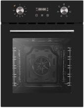 PKM EBO6-45 Einbau-Backofen 45cm breit 50 Liter Grillfunktion Timer TouchDisplay schwarz