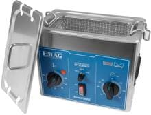 Emag EMMI 20 HC Ultraschallreiniger Ultraschallreinigungsgerät Universal 120W 1,8 Liter Edelstahl blau