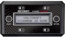 Voltcraft V-Charge 2S Quad Modellbau-Ladegerät LiPo LiHV NiCd NiMH schwarz
