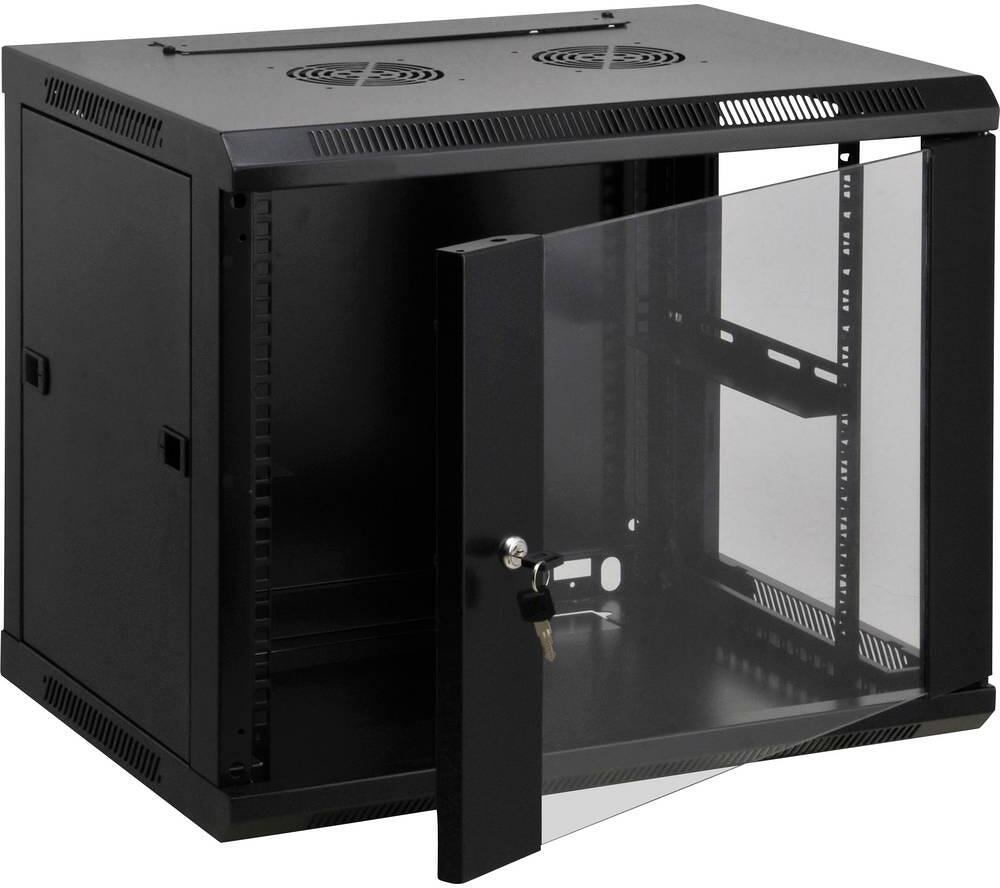 Intellinet 712033 19" Netzwerkschrank Wandverteiler Server 20HE 600x994x450mm schwarz