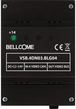 Bellcome Selektor Video-Selektorbox Türsprechanlage Videoverbindungsbox Erweiterungskomponente 4 Inputs
