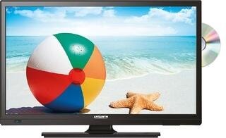 Antarion TV1914 19" LED-TV Fernseher DVD DVB-2 Camping Wohnwagen schwarz