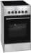 Exquisit ECM 5-4 Elektro-Standherd Glaskeramik-Kochfeld 48cm breit 46 Liter Umluft inox
