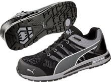 Puma 643160-44 Elevate Knit Black Low Sicherheitsschuh Arbeitsschuh Herrenschuh S1P Größe 44 schwarz grau