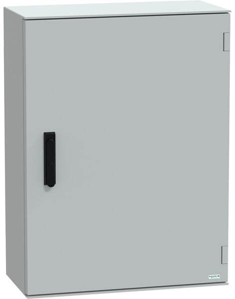 Schneider Electric NSYPLM86VG Polyestergehäuse ohne MP H847x636xT300mm IP66 3-P-Verriegelung PLM Wandmontage grau