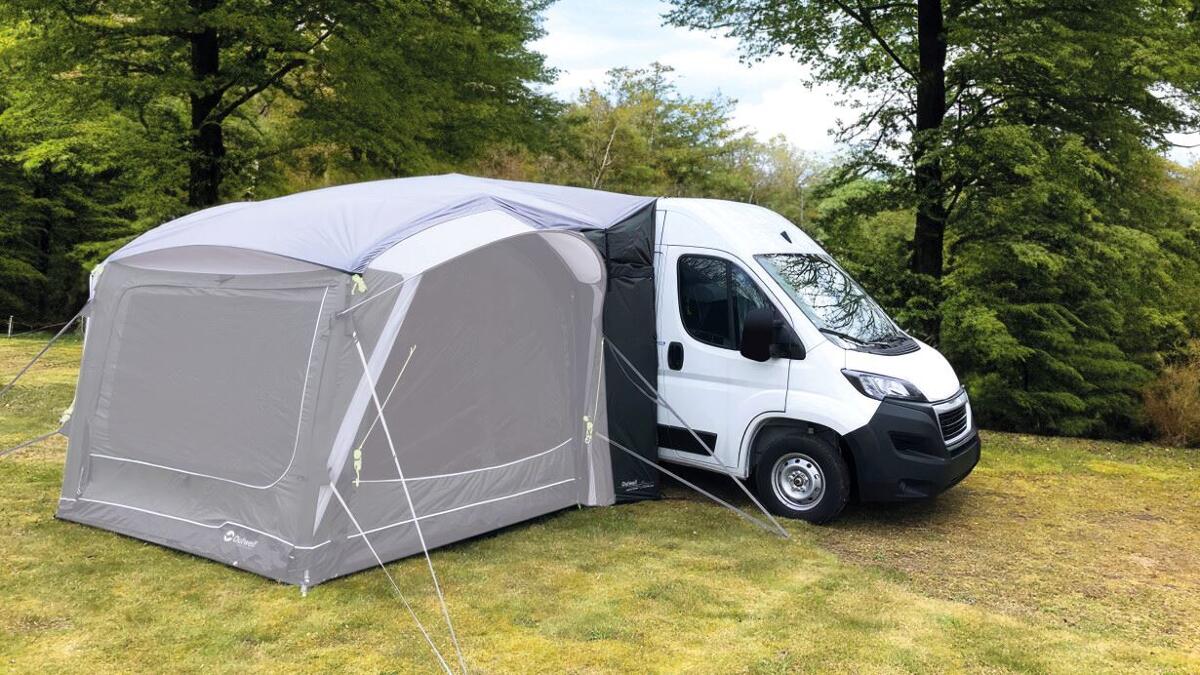 Outwell Crossville 250SA Schleuse 240-270cm grün Camping Wohnwagen Wohnmobil