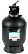 Pentair Cristal-Flo II Filterbehälter Filterkessel Ø 600mm 6-Wege-Ventil Top Mount 14,2m³/h schwarz