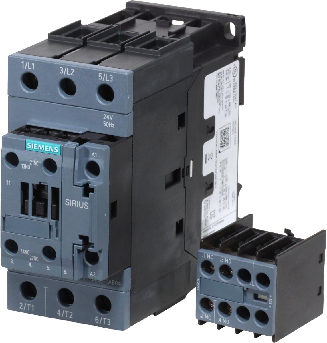 Siemens 3RT2036-1AB04 Leistungsschütz 3 Schließer Schraubanschluss 690V/AC