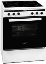 Exquisit EHI 60-3 Elektro-Standherd Induktions-Kochfeld 60cm breit 65 Liter weiß