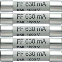 5 Stück Testo 05900006 Sicherung Multimetersicherung Messgerätzubehör Überlastschutz 630mA/1000V