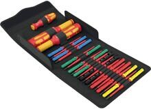 Wera Kraftform Kompakt VDE Safe-Torque Speed Schaltschrank-Set Wechselklingen Kreuzschlitz 23tlg.