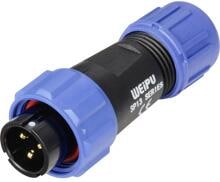 15 Stück Weipu SP1310 / P 3 I Steckverbinder Rundstecker gerade 3-polig
