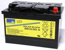 GNB Sonnenschein NGSB120060HS0CA Solar Block-Akku Blei-Gel Konuspol 12V 60Ah 278x190x175mm