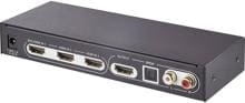 SpeaKa Professional 3 Port HDMI-Switch 3D Wiedergabe Fernbedienung 3840x2160 Pixel schwarz