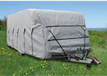 EuroTrail Schutzhülle Abdeckung Schutzplane für Wohnwagen 750-800cm Camping Wohnmobil grau
