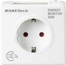 Basetech EM 2000 Energiekosten-Messgerät Stromverbrauchszähler Energieverbrauch 230V/AC weiß