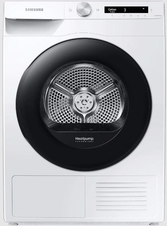 Samsung DV90T5240AW/S2 A+++ Wärmepumpentrockner 9kg WiFi LED-Trommelinnenbeleuchtung Knitterschutz weiß