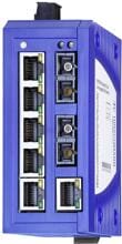 Hirschmann SPIDER-PL-40-05T1999999TY9HHHH Industrial Ethernet Switch Netzwerk Switch RJ45 160mA blau