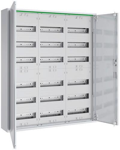 ABN ABNRM306R01 Feldverteiler Verteilerfeld Zählerschrank AP 160mm Volltür Stahl