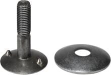 100 Stück Toolcraft 147115 Tellerschrauben Außensechskant M12x60mm DIN 15237 Stahl