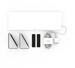 Etherma Lava-Desk-Zone-W Arbeitsplatzheizung-Set Lava-Desk Top & Sub Tisch-Infrarotheizung 230V weiß