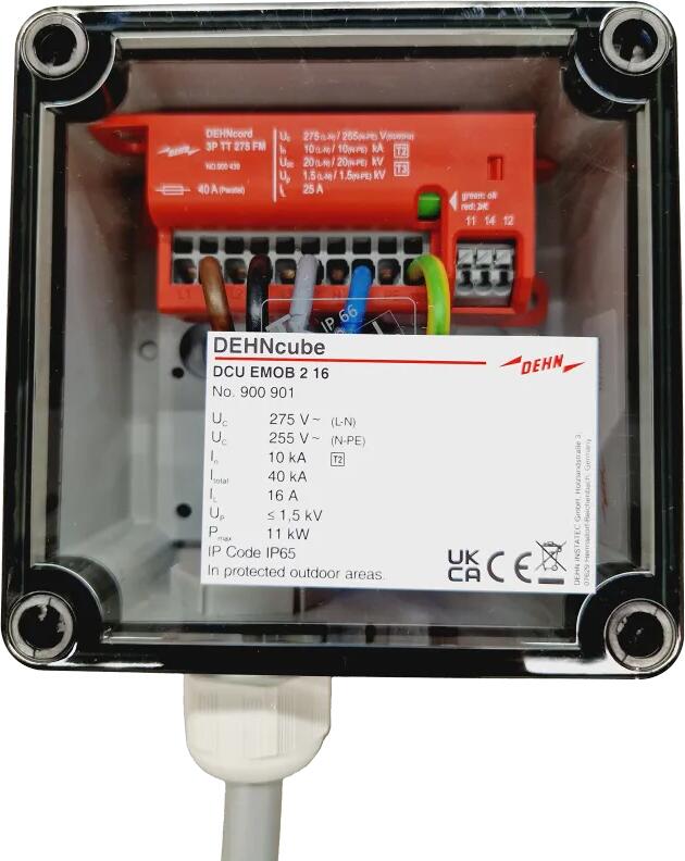 Dehn 900901 Überspannungsableiter Überspannungsschutz Typ 2+3 11kW 16A