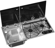 Dometic CVC1700G Kocher-Spülenkombination Campingküche Becken links