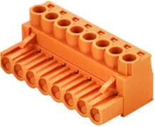 18 Stück Weidmüller BLZP5.08/16/180SNORBX Buchsengehäuse-Kabel Leiterplattensteckverbinder BL/SL 16-polig orange