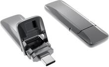 Xlyne 7625600 USB-Stick Speicherstick Speichermedium UBS-C 256GB grau