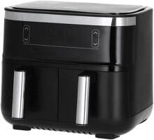 Severin 2453 Doppel-Fritteuse Airfryer Heißluft-Fritteuse Überhitzungsschutz Timer 3,25 Liter
