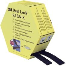 3M SJ354X Dual Lock Klettband zum Aufkleben Haft Flauschteil 7500x25mm schwarz