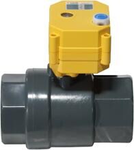 Lilie elektrisches Kugelhahnventil Rohrdurchmesser 40mm Durchfluss 530mm² beheizt