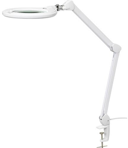 Toolcraft TO-7427319 LED Lupenleuchte 1,75 Vergrößerung Klemme 12 Watt dimmbar weiß