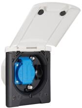 FAWO Universal- Vorzeltsteckdose mit Magnetverschluss 12V hellgrau