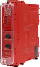 Schneider Electric XPSUAF13AP Sicherheitsrelais 24V DC/AC 3 Schließer 22,5x100x120mm rot