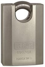 Kasp K19070XD Vorhängeschloss Schlüsselschloss Hochsicherheitsvorhangschloß silber