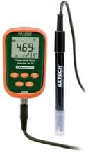 Extech EC600 pH-Messgerät pH-Wert Leitfähigkeit Temperatur Widerstand mV TDS Salzgehalt