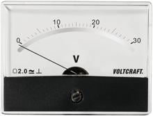 Voltcraft AM-86X65/30V/DC Einbaumessgerät Drehspule Drehspulmesswerk analog