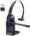 EKSA H5 On Ear Headset Bluetooth Mikrofon-Rauschunterdrückung Basisstation USB schwarz