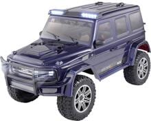 Reely RE-8678829 Free Men 2.1 Brushed 1:10 RC Modellauto Elektro Crawler Allradantrieb 4WD RtR 2,4 GHz inkl. Akku Ladegerät dunkelblau metallic