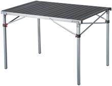 KingCamp kompakter Campingtisch Rolltisch Outdoor Garten Terrasse 107x70x70cm Aluminium silber grau