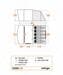Vango Sierra 500 Tunnelzelt 5-Personen dunkelblau 25x455cm Camping Outdoor