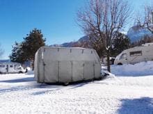 Brunner Caravan Cover 6M Wohnwagen Schutzhülle 500-550cm atmungsaktiv UV stabil Camping Reisemobil