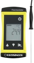 Greisinger G1730-WPT2A Temperatur-Messgerät Thermometer -70 bis +250°C Fühler-Typ Pt1000 gelb schwarz