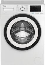 Beko WMO81465STR1 Waschmaschine Frontlader 8kg 1400U/min WaterSafe+ Kindersicherung OptiSense DuoSpray weiß