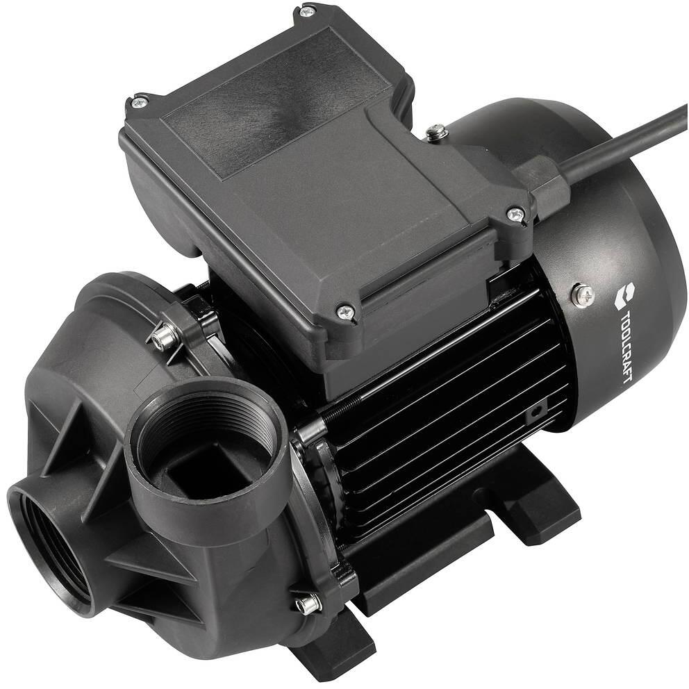 Toolcraft TO-8992911 Poolpumpe Filterpumpe 10000l/h Förderhöhe 10m schwarz